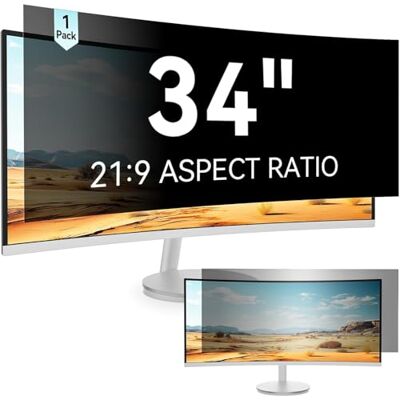 Mamol Filtro Privacy 34 pollici 21:9, Filtri Schermo per Computer Portatile Rimovibile, Filtro per la Privacy, Anti-Spia, Anti-Luce Blu, Protezione per lo Schermo del PC Mamol Filtro Privacy 34 pollici 21:9, Filtri Schermo per Computer Portatile Rimovibile, Filtro per la Privacy, Anti-Spia, Anti-Luce Blu, Protezione per lo Schermo del PC