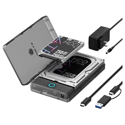 ICY BOX Spade Base 388 (case SATA 2,5"/3,5"), USB 3.2 Gen 1 Type-C, fino a 5 Gbit/s, UASP, Plug & Play, senza attrezzi, LED, fino a 30 TB, IB-388-CU3 ICY BOX Spade Base 388 (case SATA 2,5"/3,5"), USB 3.2 Gen 1 Type-C, fino a 5 Gbit/s, UASP, Plug & Play, senza attrezzi, LED, fino a 30 TB, IB-388-CU3