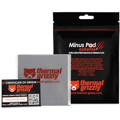 Thermal Grizzly Minus Pad Extreme V2 100x100x0,5 mm Pad termico Thermal Grizzly Minus Pad Extreme V2 100x100x0,5 mm Pad termico