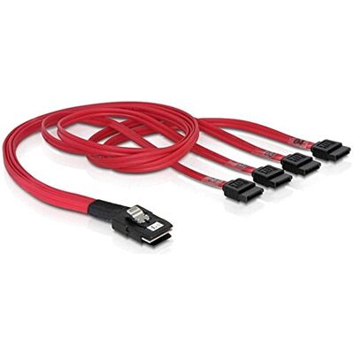 DeLOCK Cable mini SAS 36pin to 4x SATA DeLOCK Cable mini SAS 36pin to 4x SATA