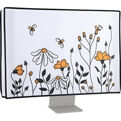 kwmobile 27-28" monitor Cover Protezione Monitor PC Antipolvere Schermo Computer Custodia Protettiva Api e Fiori kwmobile 27-28" monitor Cover Protezione Monitor PC Antipolvere Schermo Computer Custodia Protettiva Api e Fiori