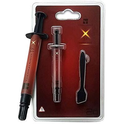 Thermalright TFX 2g Pasta Termica per dissipatore di Calore Compound 14,3 W/m.k-2 Grammi, Pasta Termica ad Alte Prestazioni, con Uno Strumento a spatola (TFX 2g) Thermalright TFX 2g Pasta Termica per dissipatore di Calore Compound 14,3 W/m.k-2 Grammi, Pasta Termica ad Alte Prestazioni, con Uno Strumento a spatola (TFX 2g)