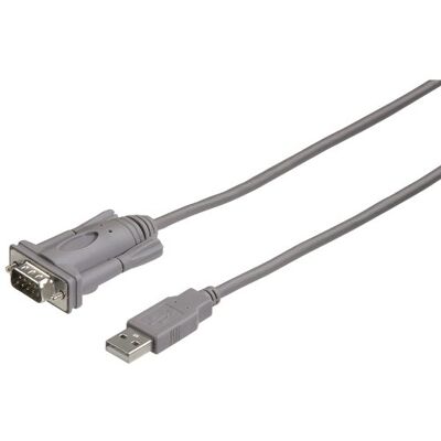 Hama Convertitore USB A/Seriale 9 pin, grigio, 1 stella Hama Convertitore USB A/Seriale 9 pin, grigio, 1 stella