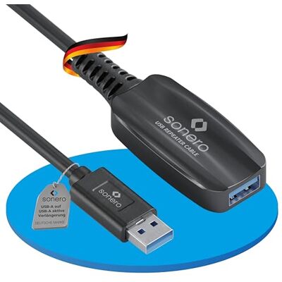 Sonero SON-XU3000-050 Cavo di estensione USB - Attivo, 5m Sonero SON-XU3000-050 Cavo di estensione USB - Attivo, 5m