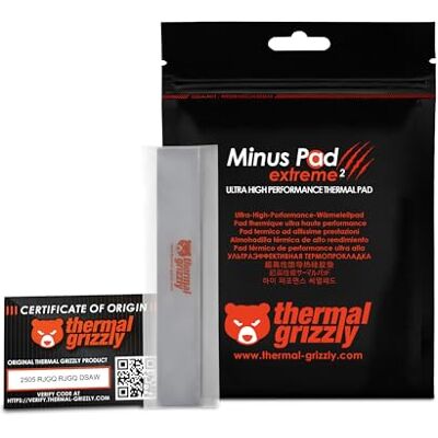Thermal Grizzly Minus Pad Extreme V2 2x 120x20x2 mm Pad termico Thermal Grizzly Minus Pad Extreme V2 2x 120x20x2 mm Pad termico