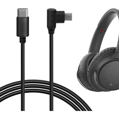 GEEKRIA Cavo di ricarica Type-C per Sony WH-CH700N, MDR-XB950BT/XB750BT/XB650BT, USB-C a Micro-USB, cavo sostitutivo (120 cm) GEEKRIA Cavo di ricarica Type-C per Sony WH-CH700N, MDR-XB950BT/XB750BT/XB650BT, USB-C a Micro-USB, cavo sostitutivo (120 cm)