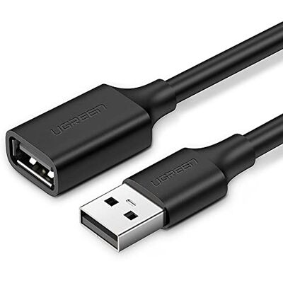 UGREEN 10317 Prolunga USB 2.0 tipo A maschio a femmina tipo A, lunghezza 3 m UGREEN 10317 Prolunga USB 2.0 tipo A maschio a femmina tipo A, lunghezza 3 m