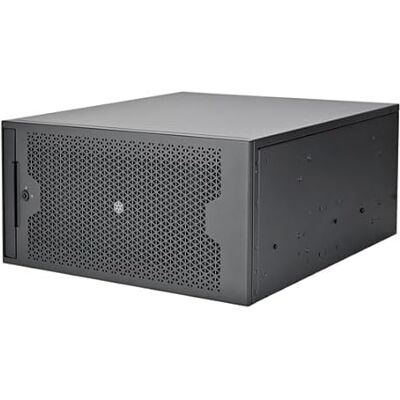 Silverstone Technology RM53-502, enclosure server con montaggio su rack 5U con due alloggiamenti per unità da 5,25" e supporto per raffreddamento ad acqua da 360 mm, SST-RM53-502 Silverstone Technology RM53-502, enclosure server con montaggio su rack 5U con due alloggiamenti per unità da 5,25" e supporto per raffreddamento ad acqua da 360 mm, SST-RM53-502