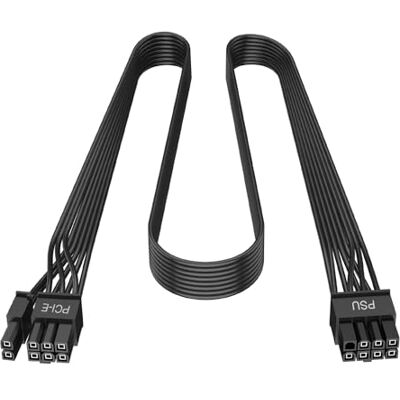 J&D Cavo PCIe 8 Pin a 6+2 Pin, Maschio a Maschio, Compatibile con Corsair, Thermaltake, ARESGAME, Cavo PSU Modulare per Schede Grafiche, 65 cm J&D Cavo PCIe 8 Pin a 6+2 Pin, Maschio a Maschio, Compatibile con Corsair, Thermaltake, ARESGAME, Cavo PSU Modulare per Schede Grafiche, 65 cm