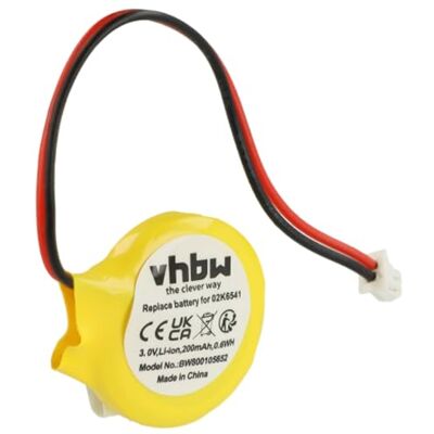 vhbw batteria bios compatibile con IBM ThinkPad T42, ThinkPad T43, ThinkPad T60, ThinkPad T60p computer notebook (200mAh, 3V, Li-Ion) vhbw batteria bios compatibile con IBM ThinkPad T42, ThinkPad T43, ThinkPad T60, ThinkPad T60p computer notebook (200mAh, 3V, Li-Ion)