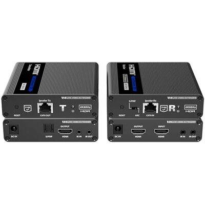 Techly 362312 Amplificatore Extender HDMI 4K Fino a 70m su Cavo Cat.6/6A/7 Punto-Punto Techly 362312 Amplificatore Extender HDMI 4K Fino a 70m su Cavo Cat.6/6A/7 Punto-Punto