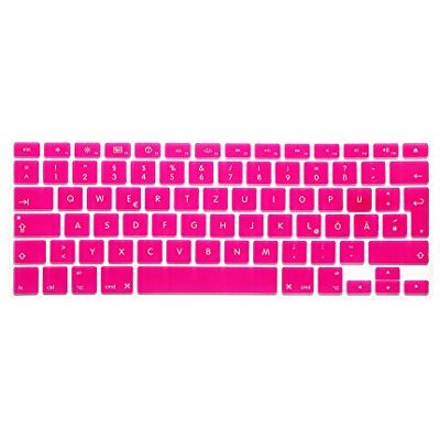 SYSTEM-S Cover in silicone per tastiera QWERTZ tedesca per MacBook Pro 13" 15" 17" iMac MacBook Air 13" in rosa SYSTEM-S Cover in silicone per tastiera QWERTZ tedesca per MacBook Pro 13" 15" 17" iMac MacBook Air 13" in rosa