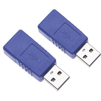 Keple 2 Pezzi Adattatore Maschio-Femmina da USB 2.0 USB A Plug Gender Changer Connettore Accoppiatore Convertitore di Estensione Corto per Computer, Laptop, Stampanti, Dischi Rigidi (2 Pack) Keple 2 Pezzi Adattatore Maschio-Femmina da USB 2.0 USB A Plug Gender Changer Connettore Accoppiatore Convertitore di Estensione Corto per Computer, Laptop, Stampanti, Dischi Rigidi (2 Pack)