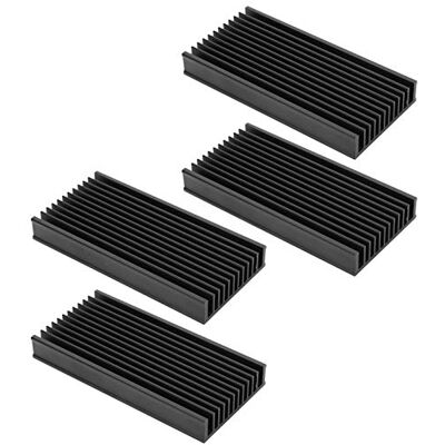 Walfront Dissipatore di Calore in Alluminio 4 Pezzi Piccolo Aletta di Raffreddamento per Elettronica Dimensioni 50x12.7x100 mm Walfront Dissipatore di Calore in Alluminio 4 Pezzi Piccolo Aletta di Raffreddamento per Elettronica Dimensioni 50x12.7x100 mm