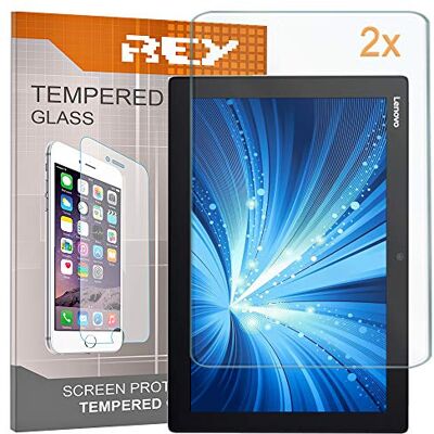 REY Pack 2X Pellicola salvaschermo per Lenovo MiiX 510 12", Pellicole salvaschermo Vetro temperato, di qualità Premium Tablet REY Pack 2X Pellicola salvaschermo per Lenovo MiiX 510 12", Pellicole salvaschermo Vetro temperato, di qualità Premium Tablet