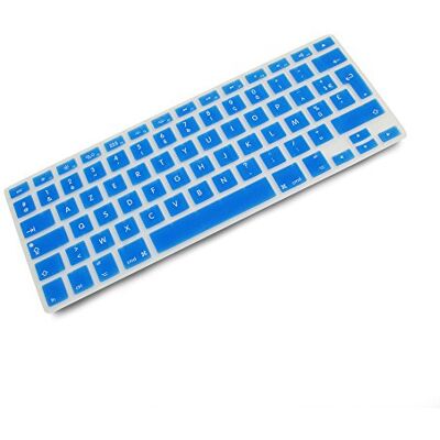 SYSTEM-S Protezione tastiera in silicone AZERTY francese per MacBook Pro 13" 15" 17" iMac MacBook Air 13" in blu SYSTEM-S Protezione tastiera in silicone AZERTY francese per MacBook Pro 13" 15" 17" iMac MacBook Air 13" in blu