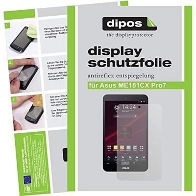 dipos 2x Pellicola Protettiva opaca per Asus ME181CX Pro7 Entertainment Pad Antiriflesso, riduce i riflessi, si adatta perfettamente, ultra sottile, antigraffio, senza bolle, anti impronte, autoadesiva dipos 2x Pellicola Protettiva opaca per Asus ME181CX Pro7 Entertainment Pad Antiriflesso, riduce i riflessi, si adatta perfettamente, ultra sottile, antigraffio, senza bolle, anti impronte, autoadesiva