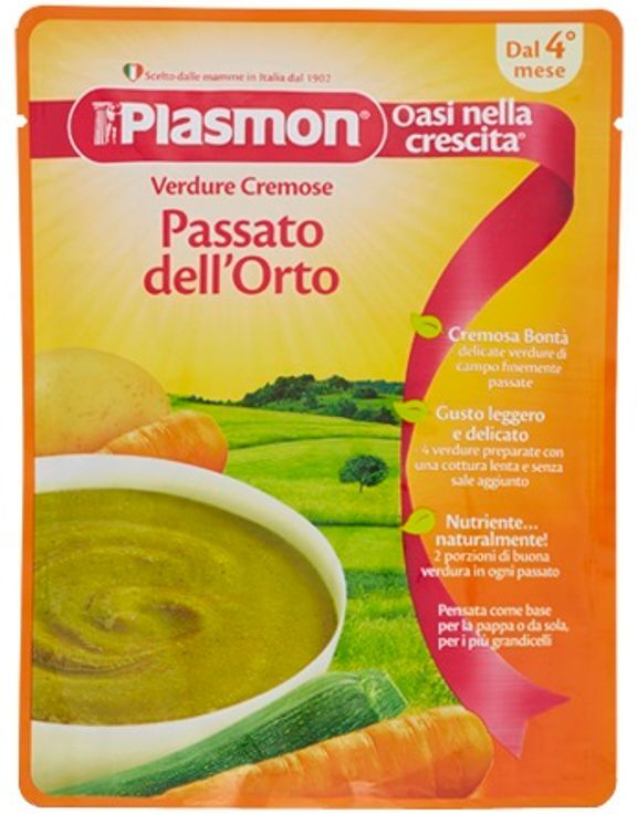 Plasmon Passato Di Verdure Miste Confezione Da 180g Plasmon Passato Di Verdure Miste Confezione Da 180g