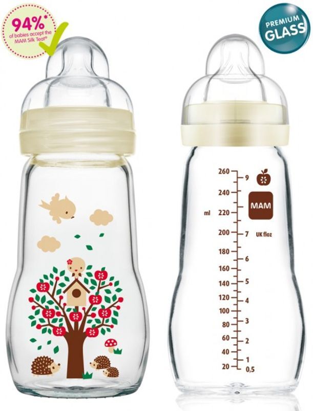 Mam Feel Good 260ml Biberon Vetro Mam Feel Good 260ml Biberon Vetro