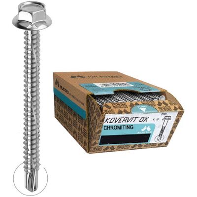 Viti edilizia Mustad KV943B631300C8C KOVERVIT DX Cromato Viti edilizia Mustad KV943B631300C8C KOVERVIT DX Cromato