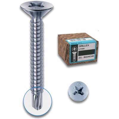Viti metallo Mustad DXADHP480250C8C DRILLEX Zincato Viti metallo Mustad DXADHP480250C8C DRILLEX Zincato