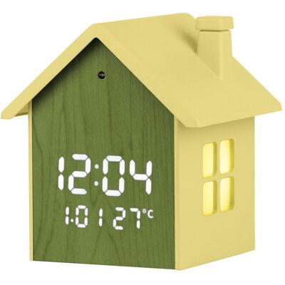 Sveglia Lowell JD 9540Y Wooden Case Yellow Sveglia Lowell JD 9540Y Wooden Case Yellow