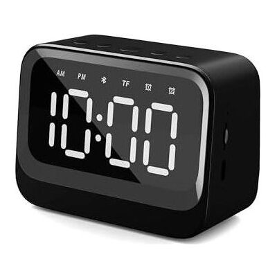 Sveglia Explore Scientific BCC1007 Bluetooth Black Sveglia Explore Scientific BCC1007 Bluetooth Black