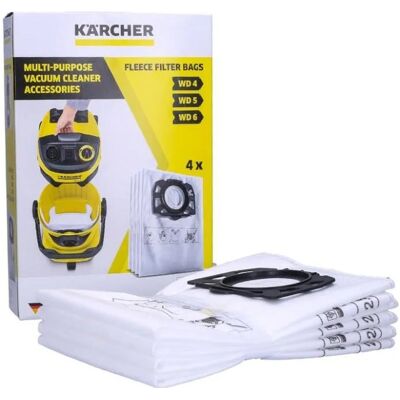 Sacchetto aspirapolvere Karcher - 2.863-006.0 - Confezione da 4 Sacchetto aspirapolvere Karcher - 2.863-006.0 - Confezione da 4