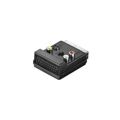 Connettore video Techly IADAP SCART 312 Scart Adapter in Out Black Connettore video Techly IADAP SCART 312 Scart Adapter in Out Black