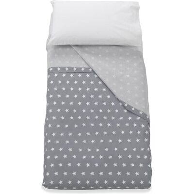 Set lenzuola lettino Italbaby 020 1008 005 STARLETTE completo Grey Set lenzuola lettino Italbaby 020 1008 005 STARLETTE completo Grey