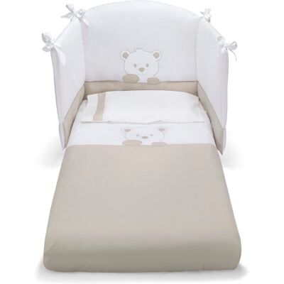 Piumone lettino Pali 0687Love LOVE set 3 pz Grigio Piumone lettino Pali 0687Love LOVE set 3 pz Grigio