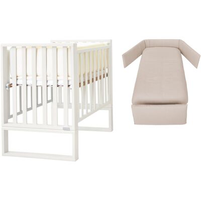 Set lettino infanzia con corredo tessile Sabbia Italbaby 070 1100 14 I Set lettino infanzia con corredo tessile Sabbia Italbaby 070 1100 14 I