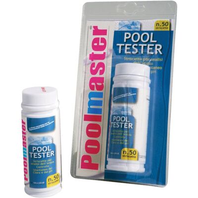 Analizzatore acqua piscina 50 strisce test pH acidità Poolmaster 537 Analizzatore acqua piscina 50 strisce test pH acidità Poolmaster 537