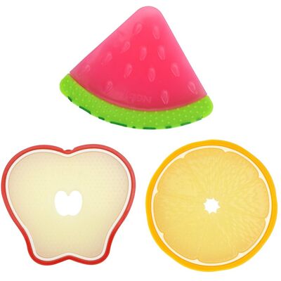 Massaggia gengive Nuby ID6896 Fruit silicon Assortito Massaggia gengive Nuby ID6896 Fruit silicon Assortito