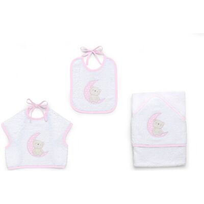 Set bavaglini Italbaby 15 5020 401 MOON Rosa Set bavaglini Italbaby 15 5020 401 MOON Rosa