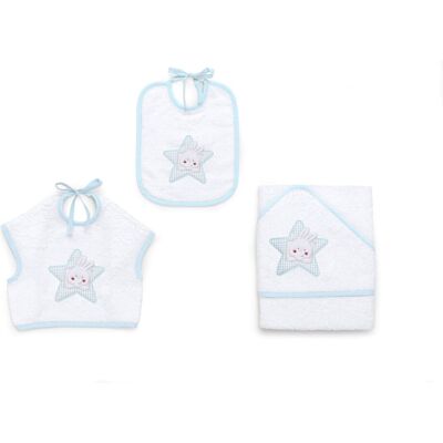 Set bavaglini Italbaby 15 5020 202 STAR Azzurro Set bavaglini Italbaby 15 5020 202 STAR Azzurro