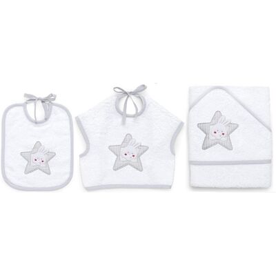 Set bavaglini Italbaby 15 5020 208 STAR Grey Set bavaglini Italbaby 15 5020 208 STAR Grey