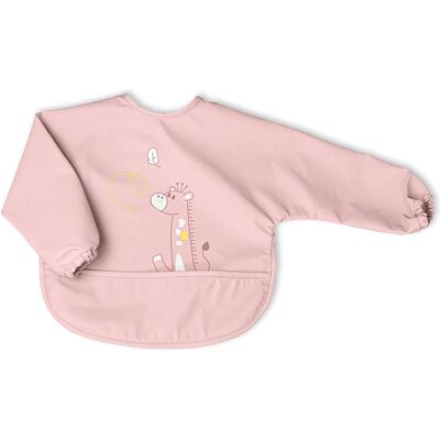 Set bavaglini Chicco 00016302150000 con maniche e tasca briciole Rosa Set bavaglini Chicco 00016302150000 con maniche e tasca briciole Rosa