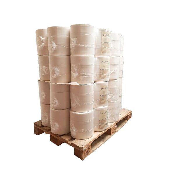 bancale da 28 confezione da 6 rotoli di carta igienica riciclata jumbo eco natural lucart