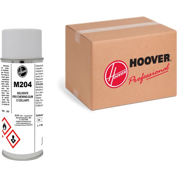 hoover scatola 12 flaconi m204 solvente per chewing-gum