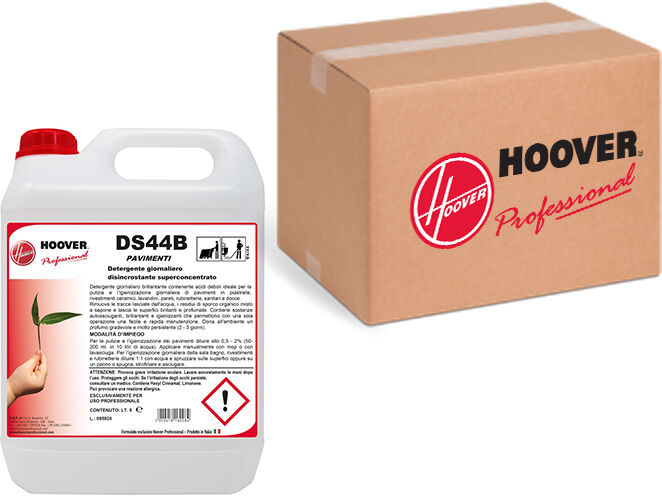 hoover scatola 4 taniche ds44b pavimenti detergente igienizzante