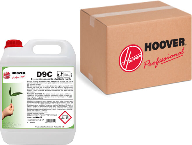 Hoover Scatola 4 taniche D9C Detergente sgrassante lucidante rapido