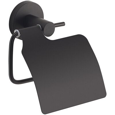 Porta rotolo WC Gedy FP25140 FELCE PLUS coperto Nero opaco Porta rotolo WC Gedy FP25140 FELCE PLUS coperto Nero opaco