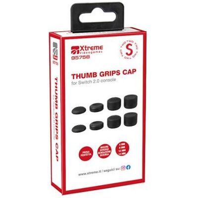 Grip Gamepad Xtreme 95758 SWITCH 2 Thumb Grips Cap Black Grip Gamepad Xtreme 95758 SWITCH 2 Thumb Grips Cap Black