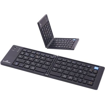 Tastiera wireless pieghevole - Computer, tablet, smartphone, TV - Tasti a forbice - BLUESTORK - KB-MINI-FOLD/FR - AZERTY - Nero Tastiera wireless pieghevole - Computer, tablet, smartphone, TV - Tasti a forbice - BLUESTORK - KB-MINI-FOLD/FR - AZERTY - Nero