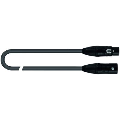 Cavo Microfono QUIKLOK - 5M XLR a XLR - Nero Cavo Microfono QUIKLOK - 5M XLR a XLR - Nero
