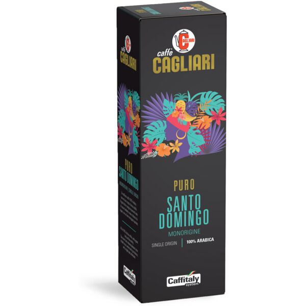 capsule caffitaly monorigine santo domingo cagliari 100% arabica box 10 capsule