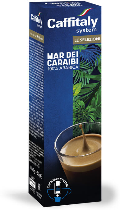 caffitaly mar dei caraibi 100% arabica box 10 capsule