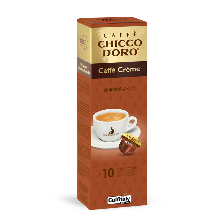 caffè chicco d'oro creme 100% arabica 10 capsule