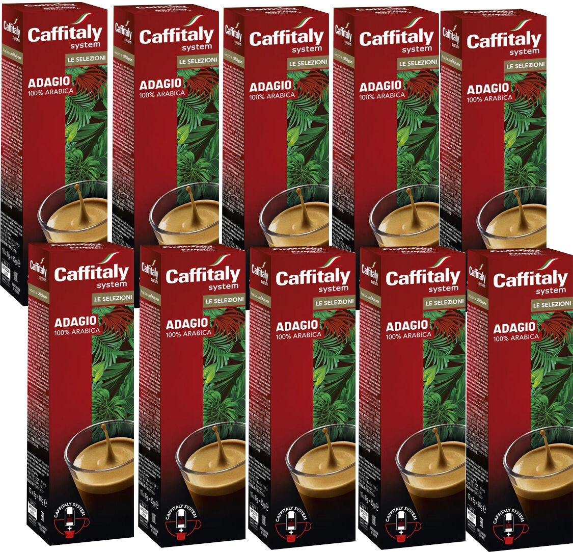 100 capsule Caffitaly Adagio 100% Arabica